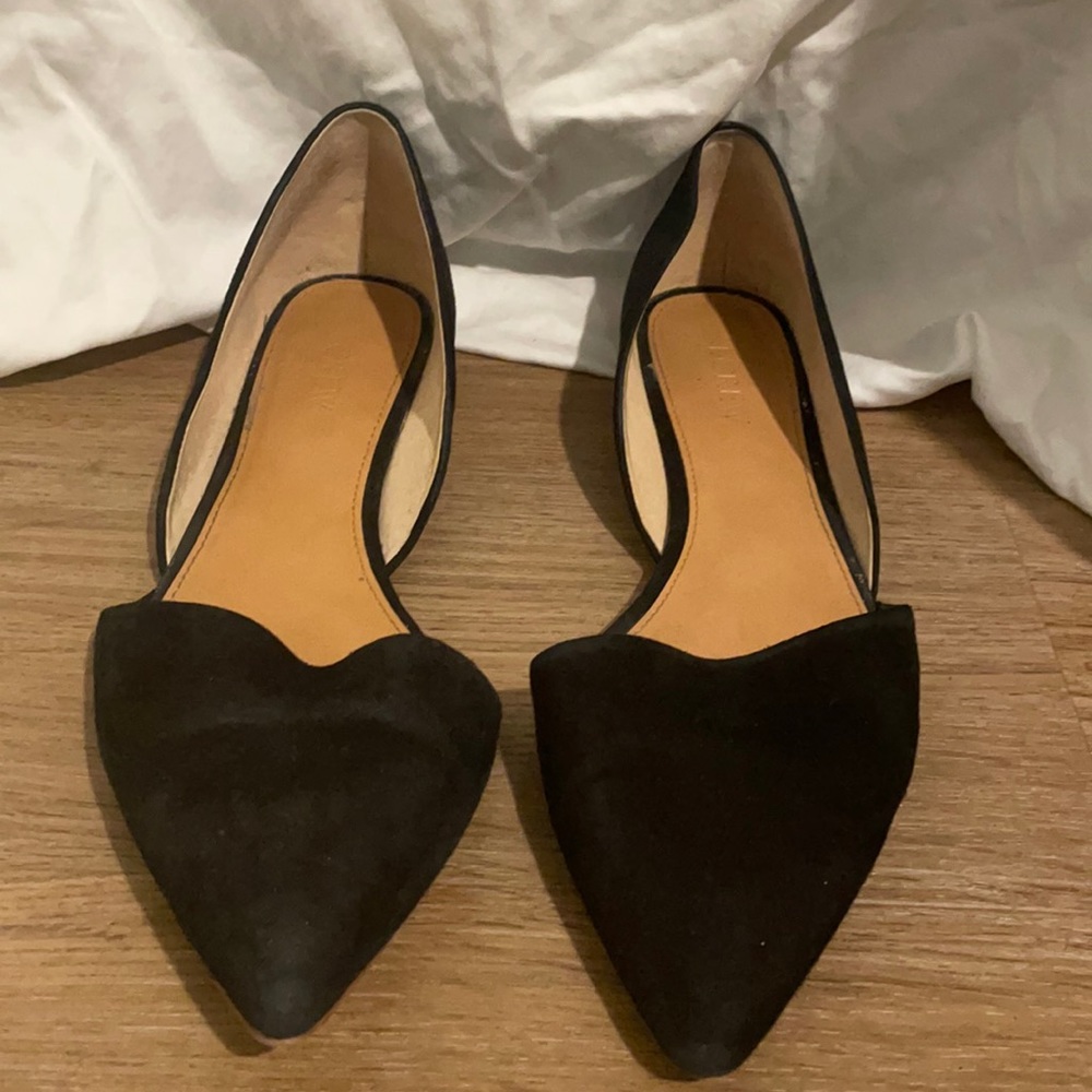J. Crew suede flats